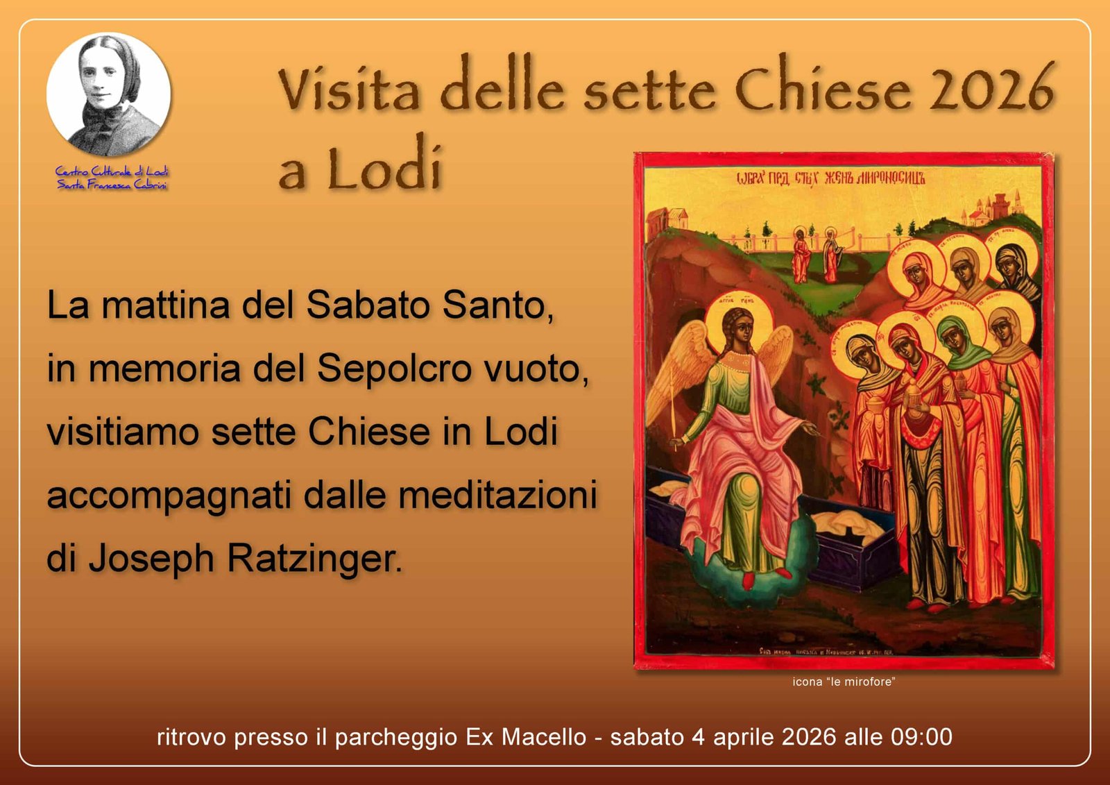 Featured image for “Lodi: Visita delle sette Chiese con meditazioni di Joseph Ratzinger”