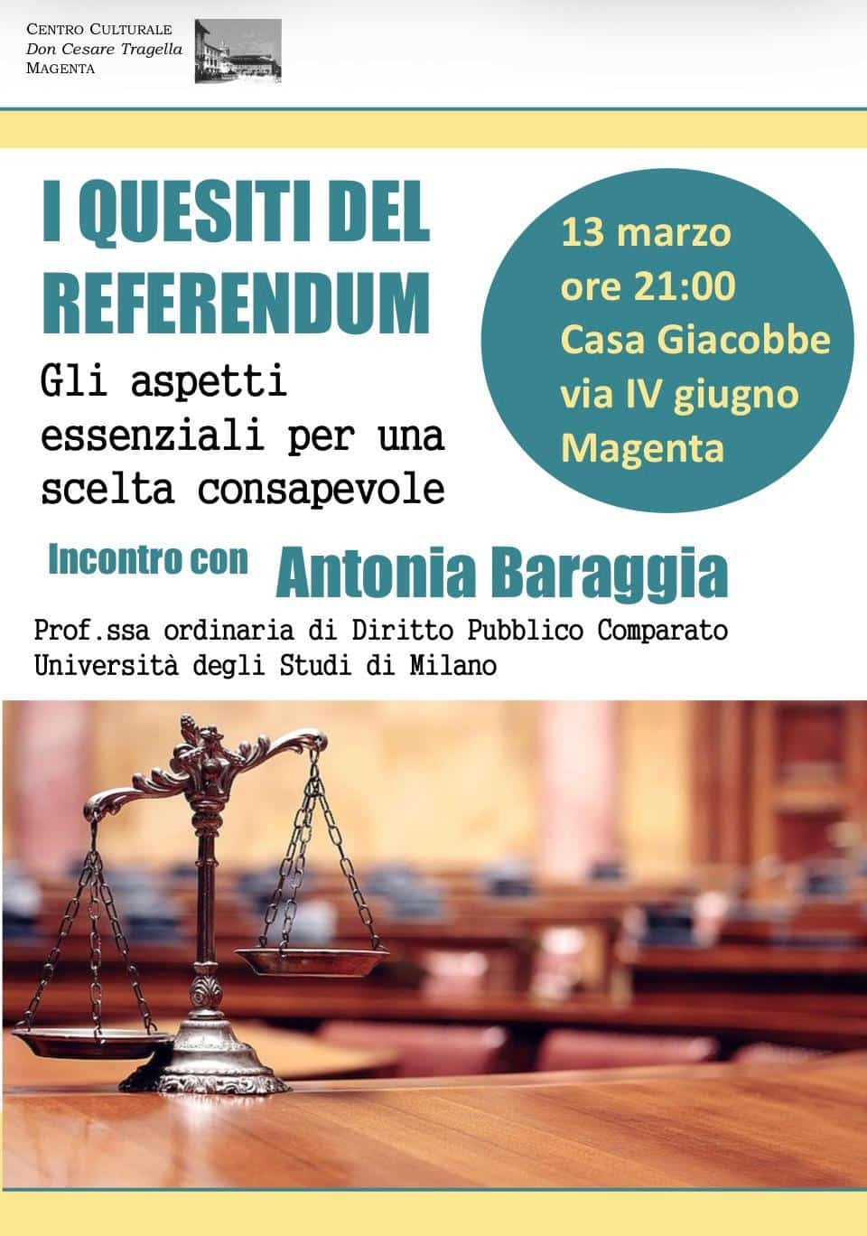 Featured image for “Magenta: I quesiti del Referendum. Gli aspetti essenziali per una scelta consapevole”