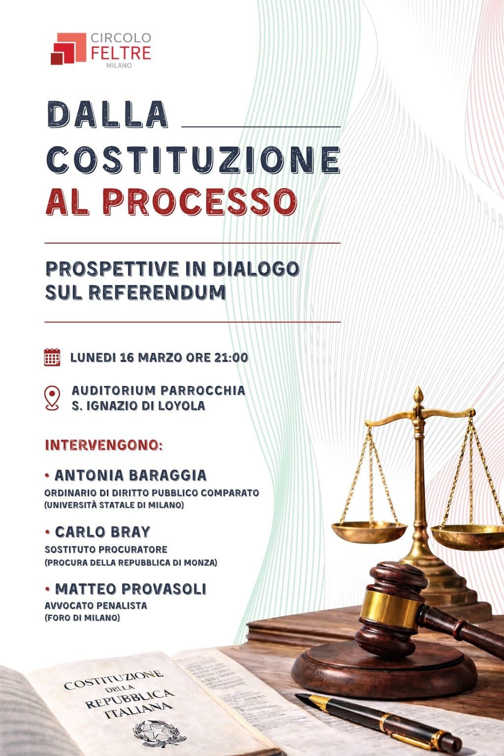 Featured image for “Milano: Dalla costituzione al processo. Prospettive in dialogo sul Referendum”