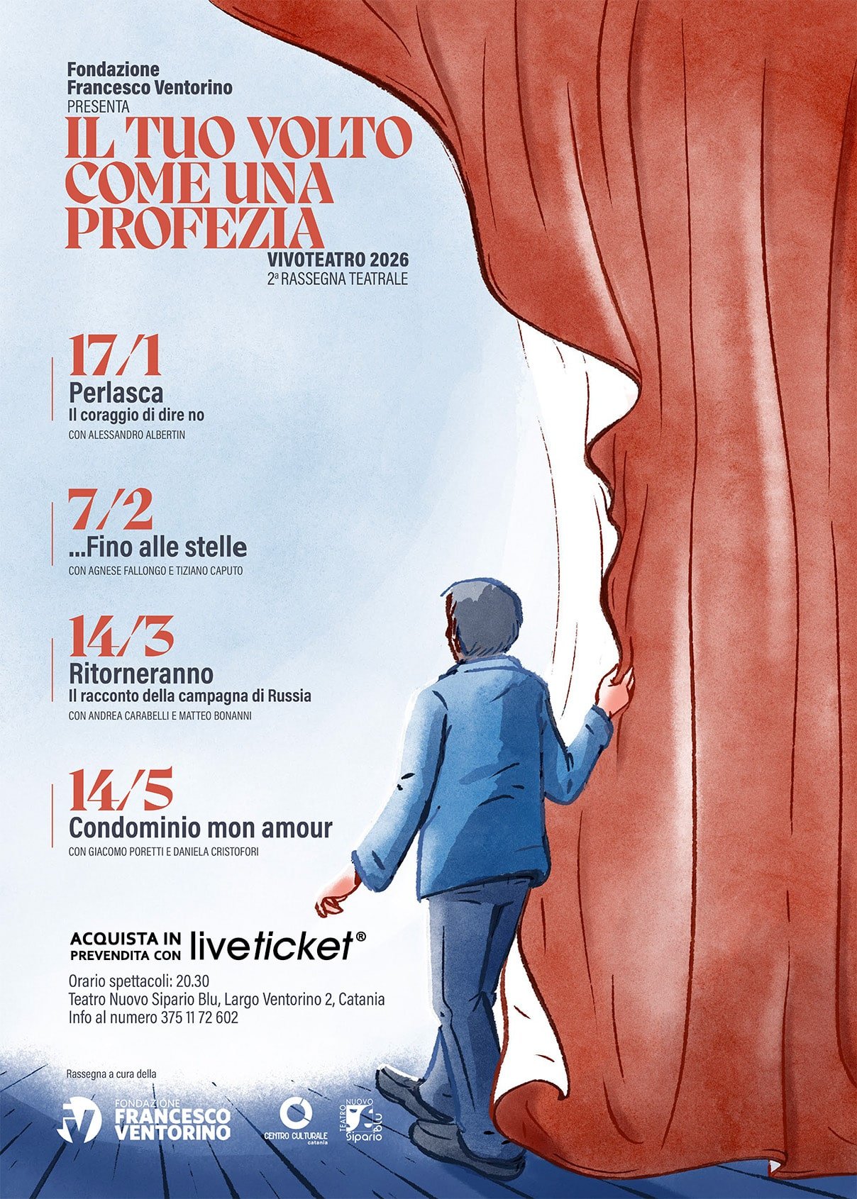 Featured image for “Catania: Il tuo volto come profezia. VIVOTEATRO 2026”