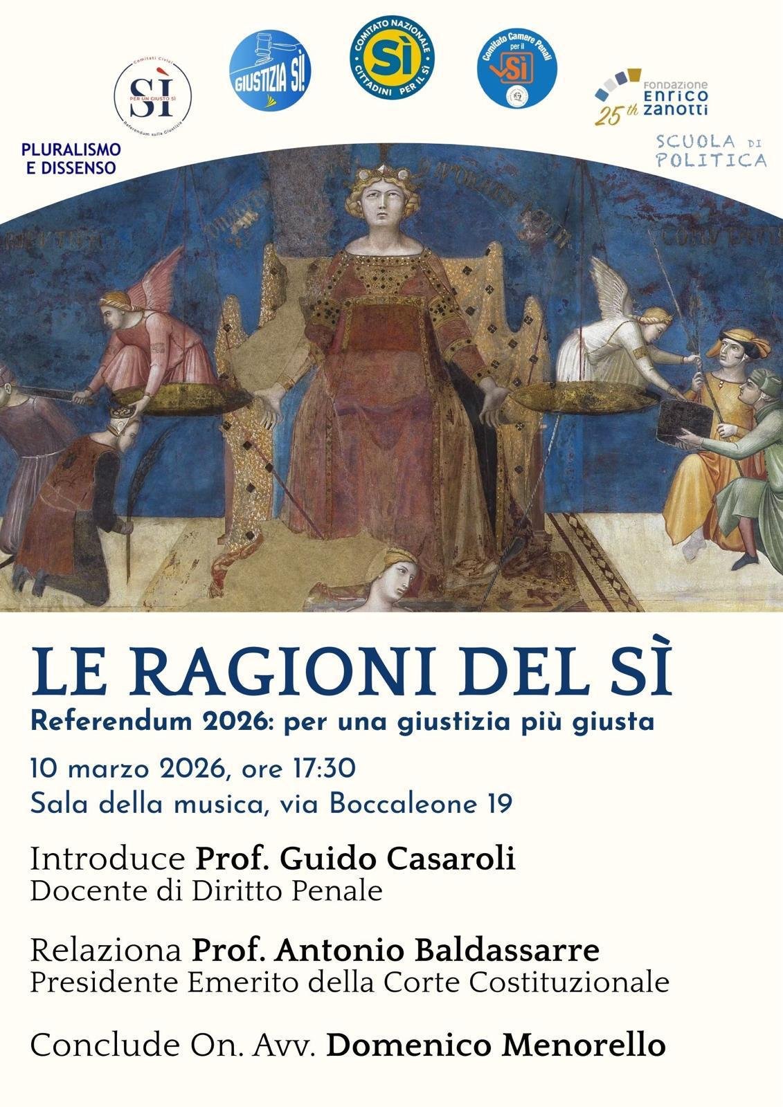 Featured image for “Ferrara: Referendum 2026,  per una giustizia più giusta”