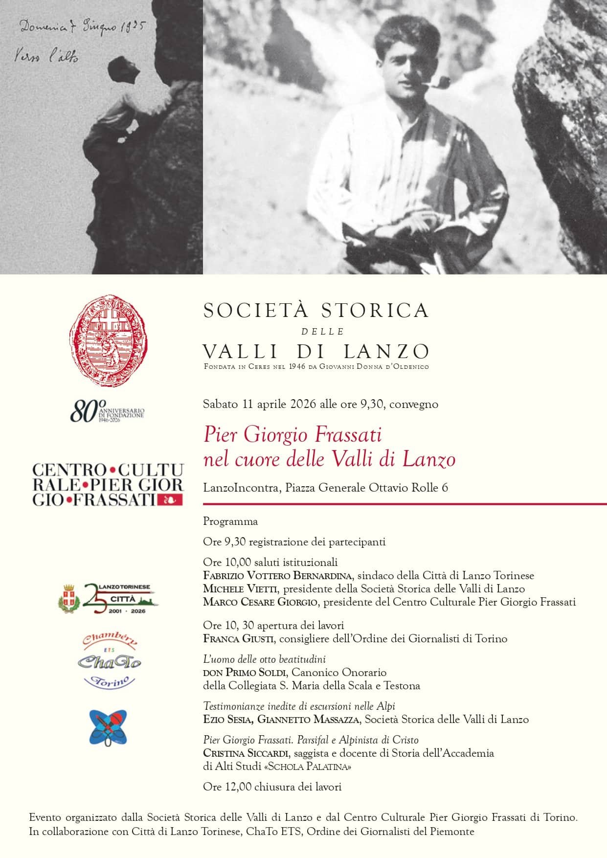 Featured image for “Torino: Pier Giorgio Frassati nel cuore delle Valli di Lanzo”