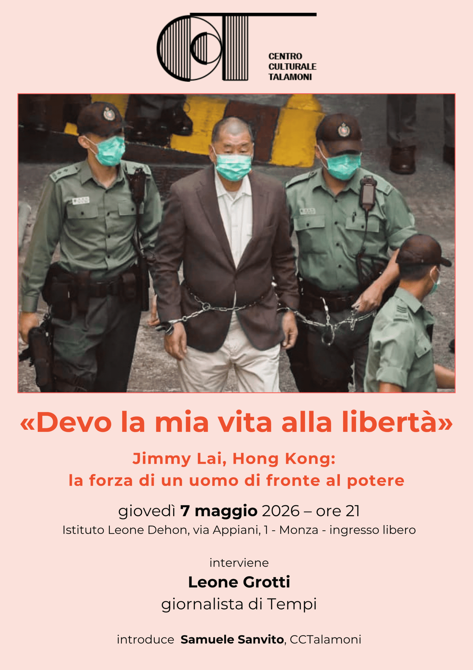 Featured image for “Monza: «Devo la mia vita alla libertà». La forza di un uomo di fronte al potere”
