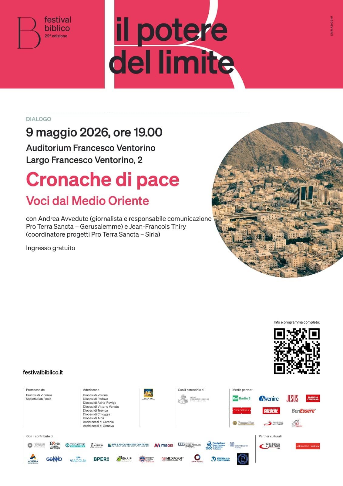 Featured image for “Catania: Cronache di pace. Voci dal Medio Oriente”
