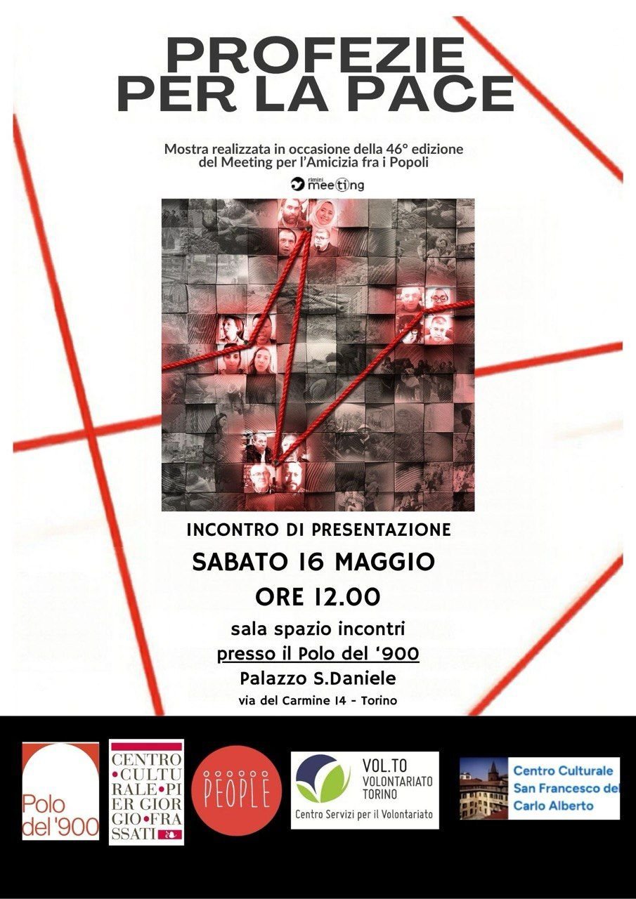Featured image for “Torino: Profezie per la pace. Mostra #meeting25. Incontro inaugurale”