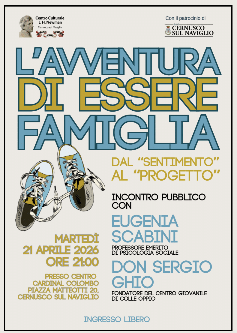 Featured image for “Cernusco Sul Naviglio: L’avventura di essere famiglia. Dal sentimento al progetto”