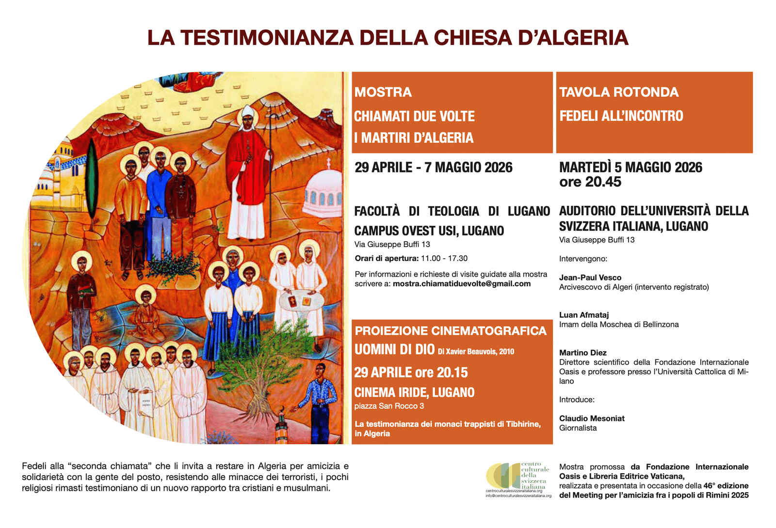 Featured image for “Lugano: La testimonianza della Chiesa d’Algeria”