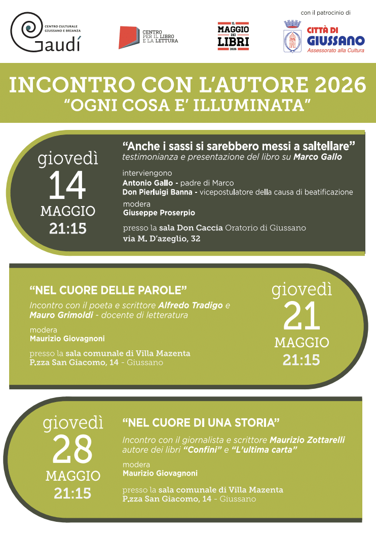 Featured image for “Giussano (MB): Incontro con l’autore. “Nel cuore di una storia””