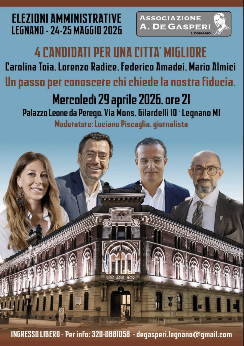 Featured image for “Legnano (Mi): 4 candidati per una città migliore”