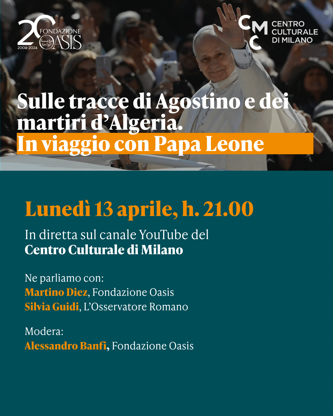Featured image for “Milano: Sulle tracce di Agostino e dei martiri d’Algeria. In viaggio con Papa Leone”