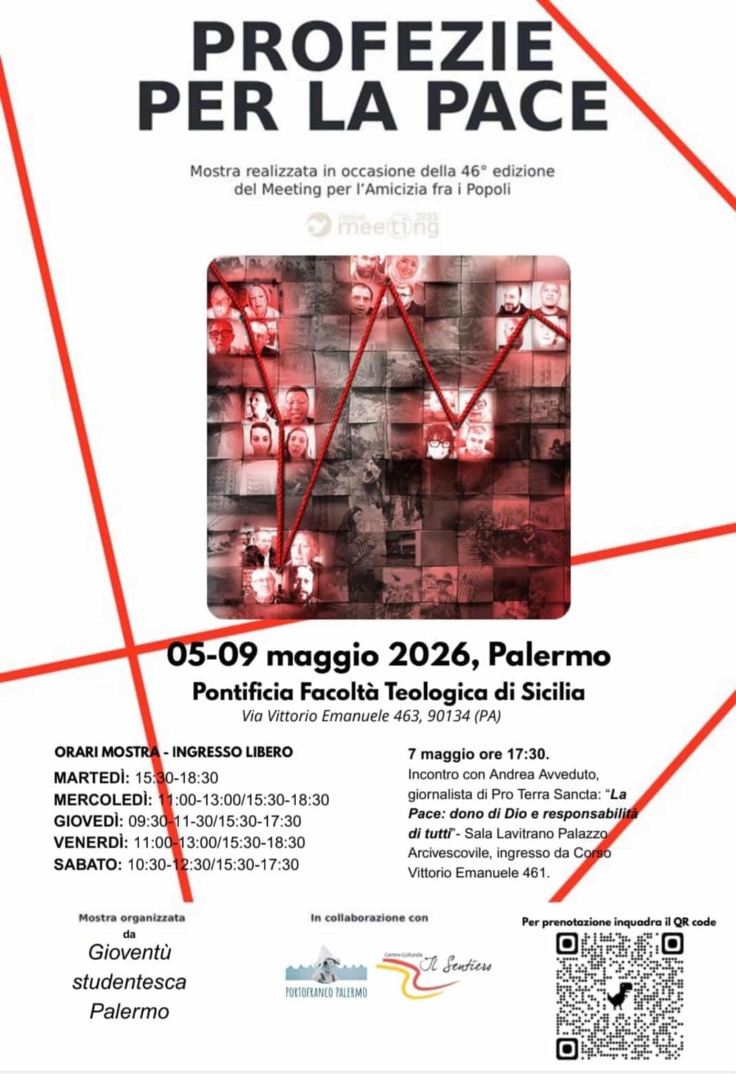Featured image for “Palermo: Profezie per la pace. Mostra #meeting25”