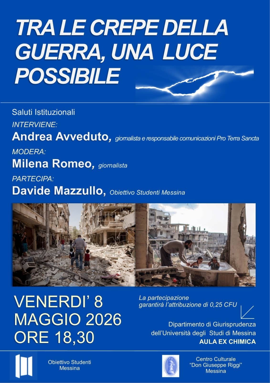 Featured image for “Messina: Tra le crepe della guerra, una luce possibile”