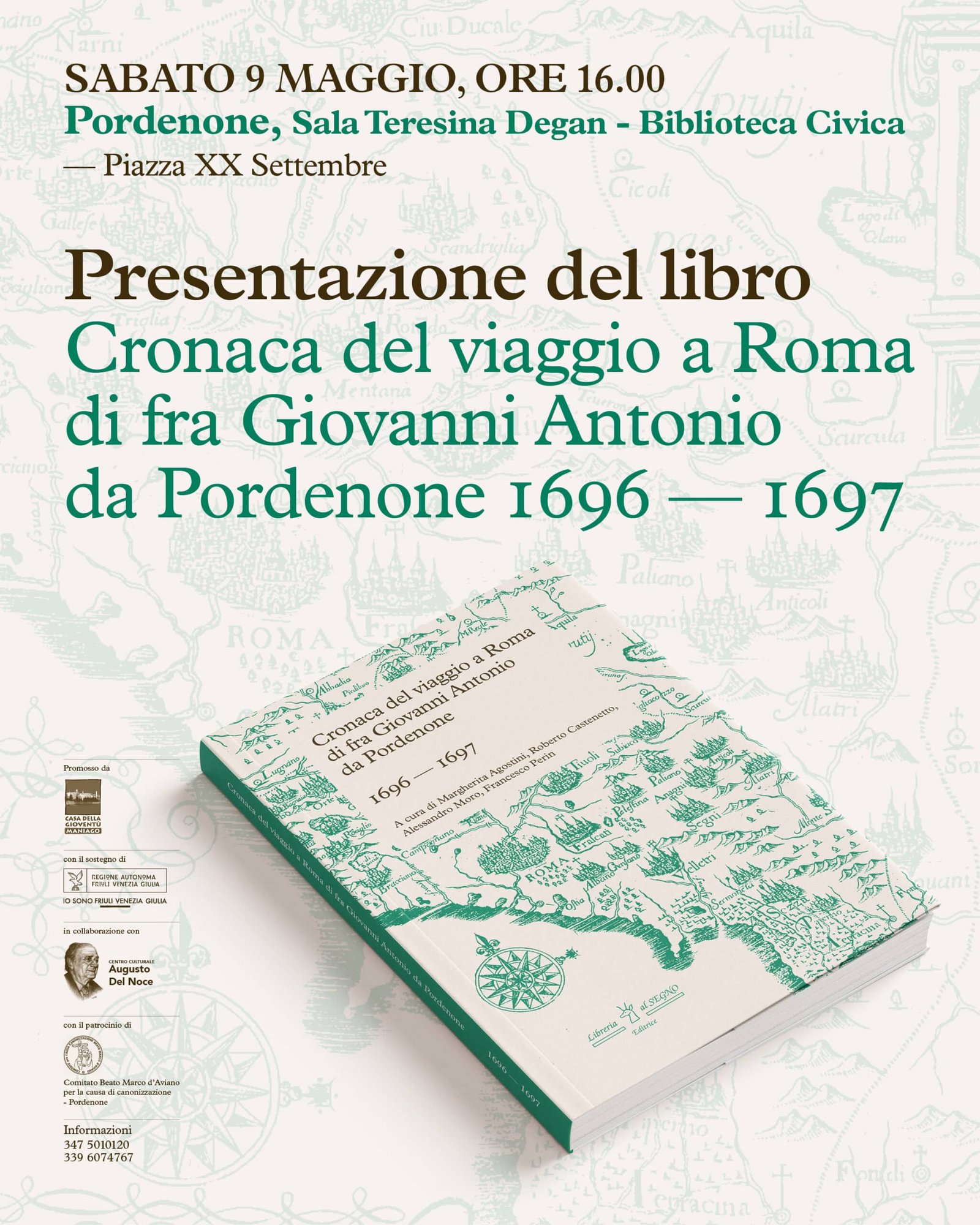 Featured image for “Pordenone: Cronaca del viaggio a Roma di fra Giovanni Antonio da Pordenone. 1696-1697”