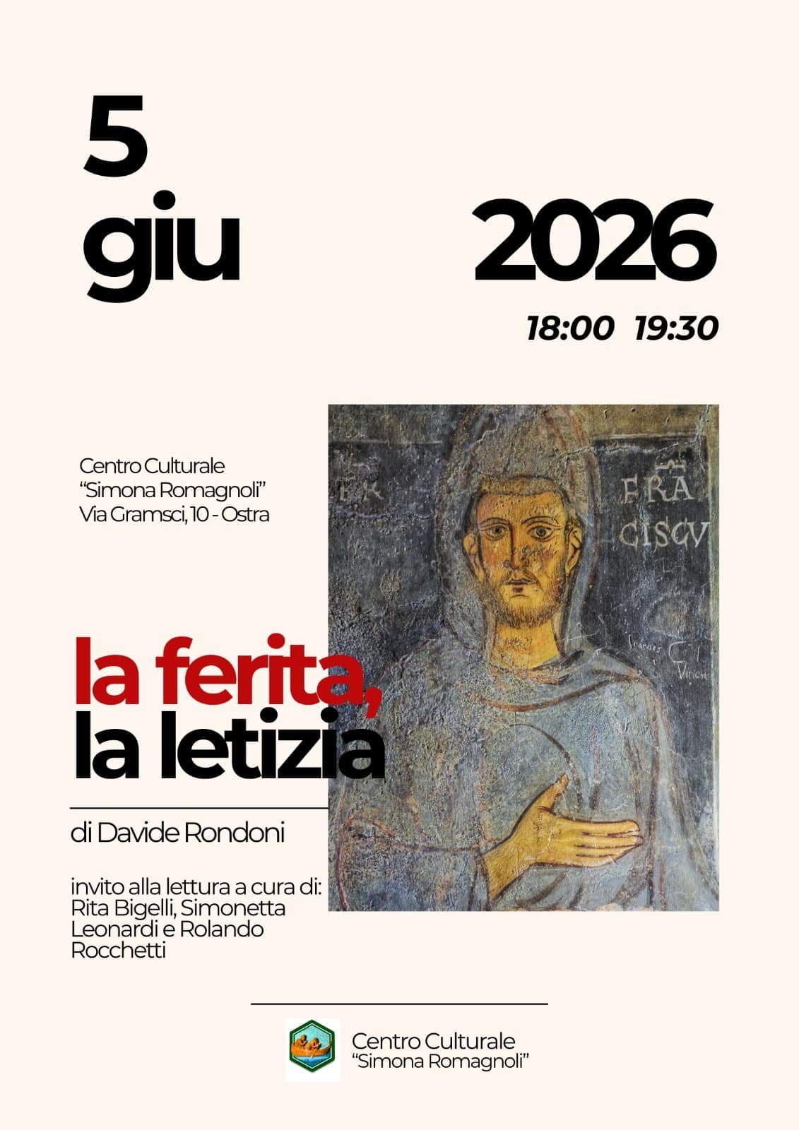 Featured image for “Ostra (An): La ferita, la letizia di Davide Rondoni”