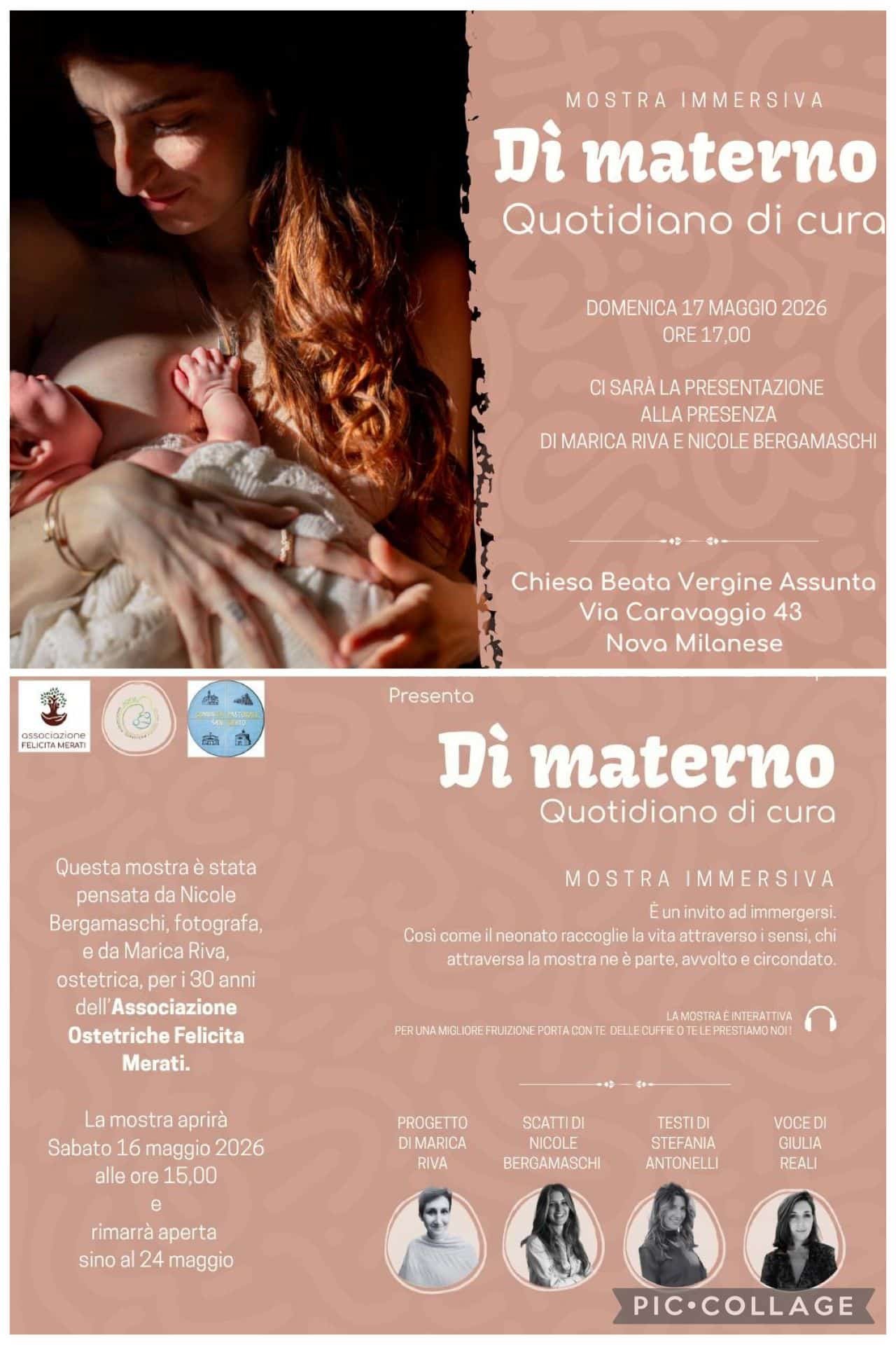 Featured image for “Nova Milanese (MB): Dì materno, quotidiano di cura. Mostra immersiva”