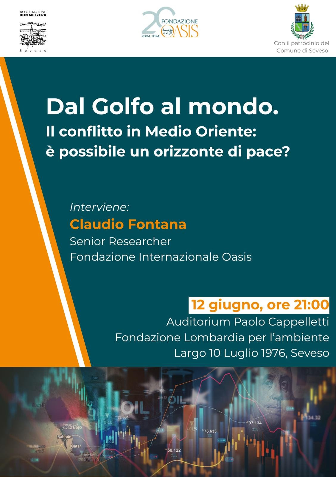 Featured image for “Seveso (MB): Dal Golfo al Mondo. Il conflitto in Medio Oriente: è possibile un orizzonte di Pace?”