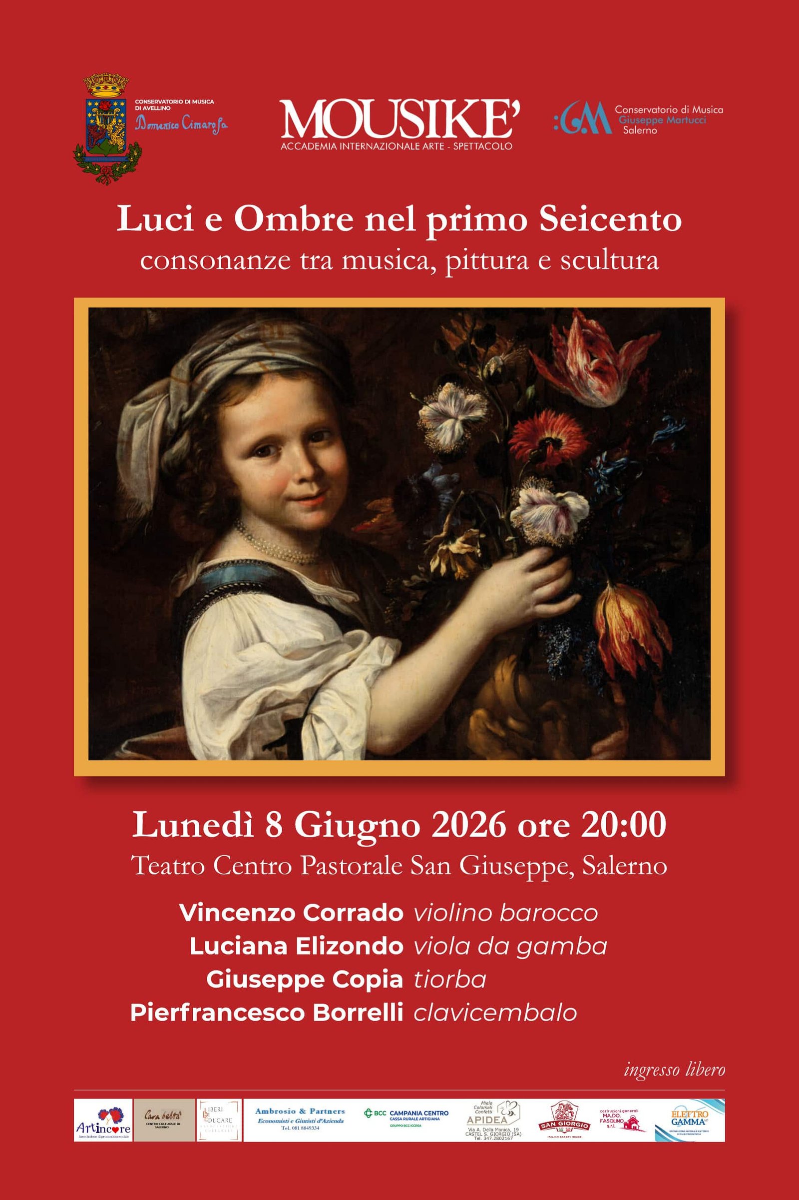 Featured image for “Salerno: Luci e Ombre nel primo Seicento consonanze tra musica, pittura e scultura”