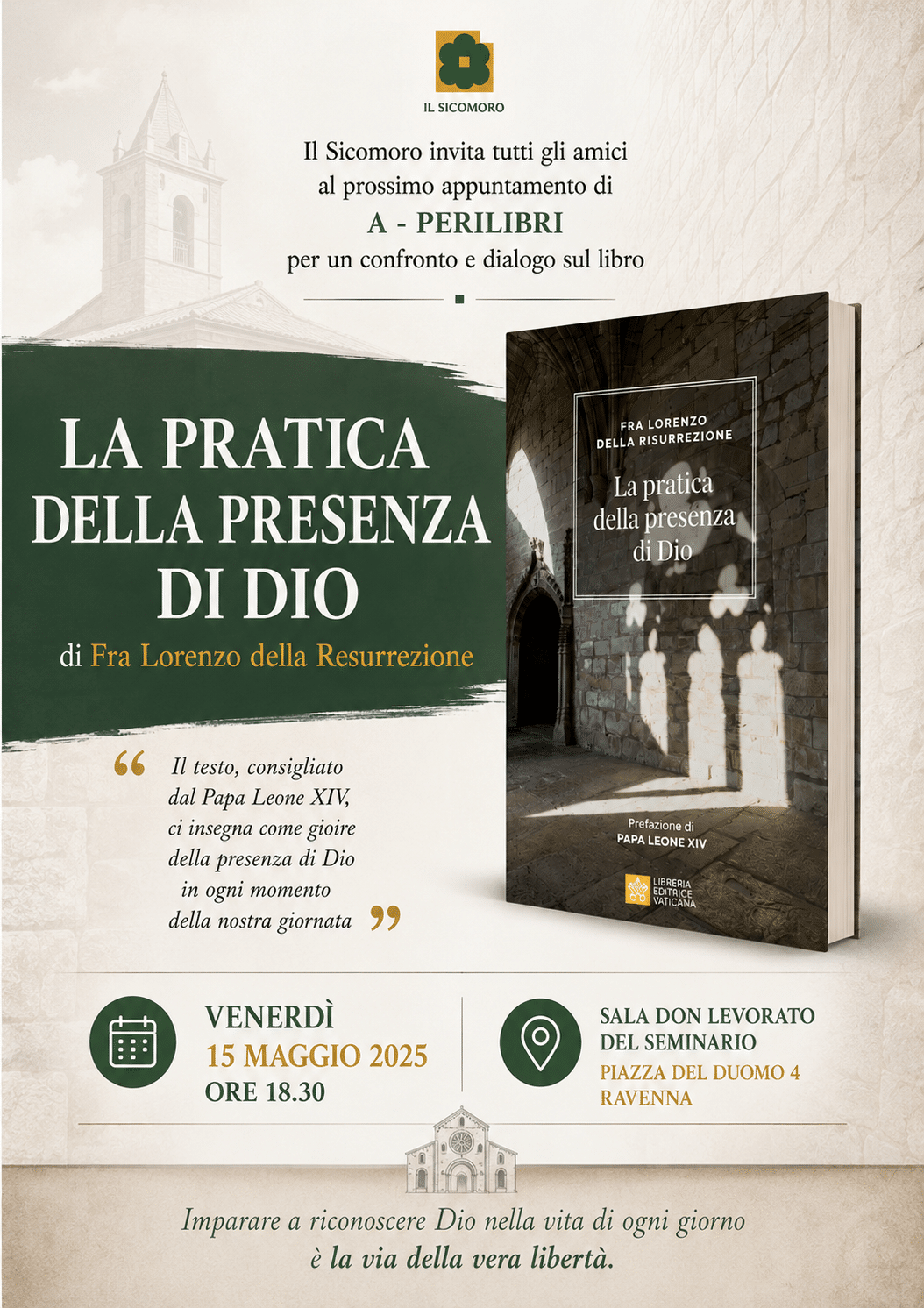Featured image for “Ravenna: La pratica della presenza di DIO di Fra Lorenzo della Resurrezione”