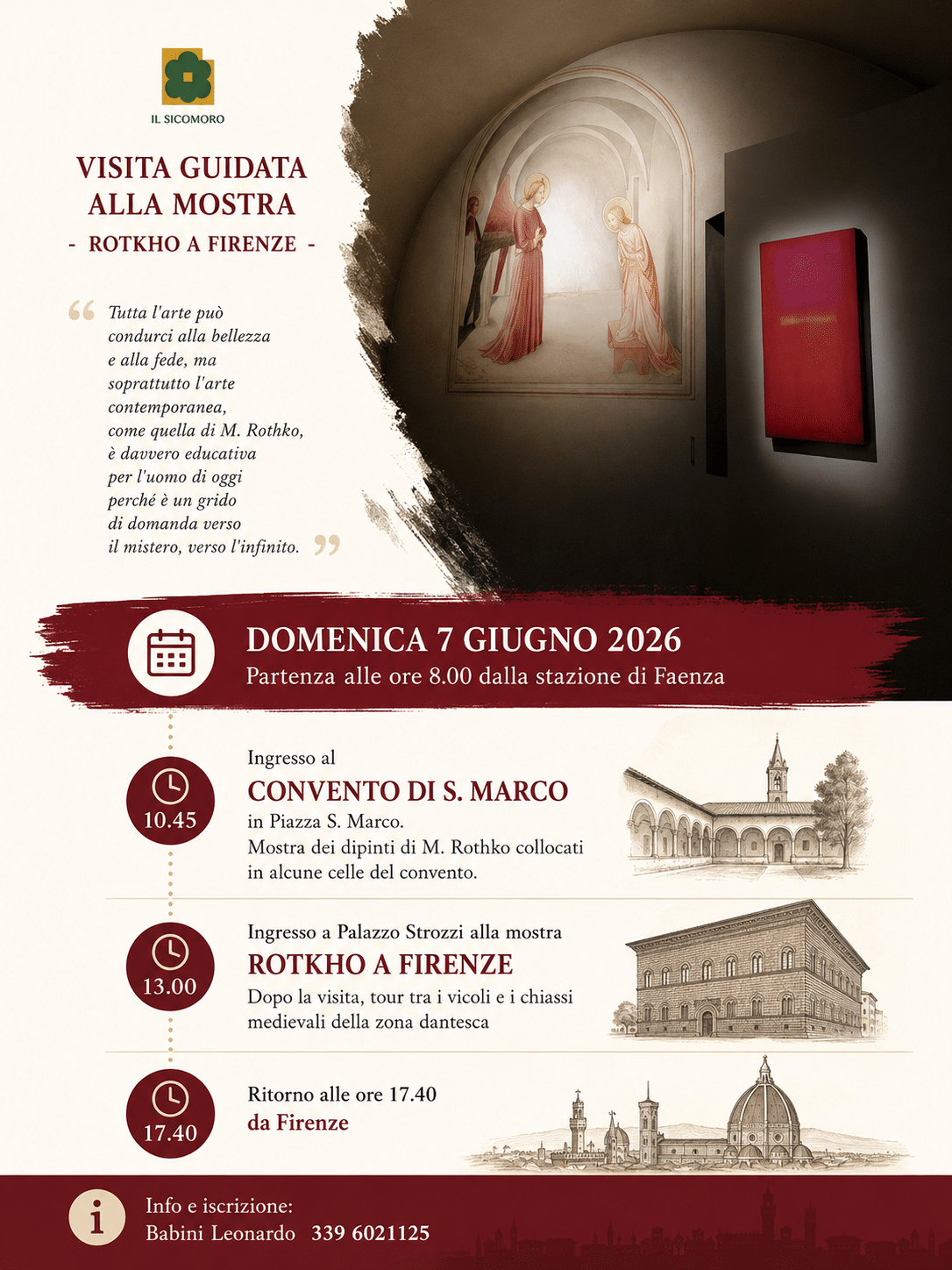 Featured image for “Ravenna: Visita alla Mostra di Rotkho a Firenze”
