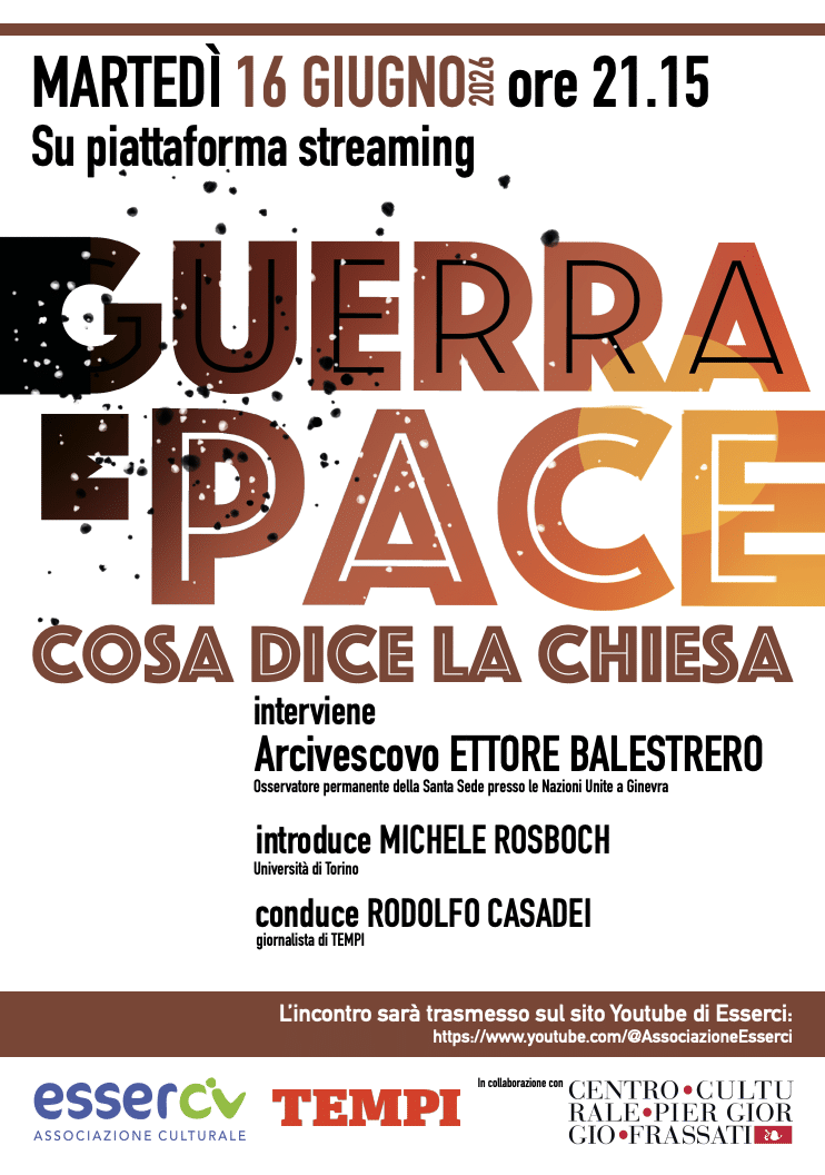 Featured image for “Torino: Guerra e Pace. Cosa dice la Chiesa”