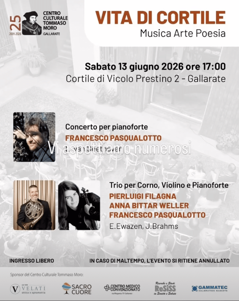 Featured image for “Gallarate (Va): Vita di cortile. Musica, arte, poesia”