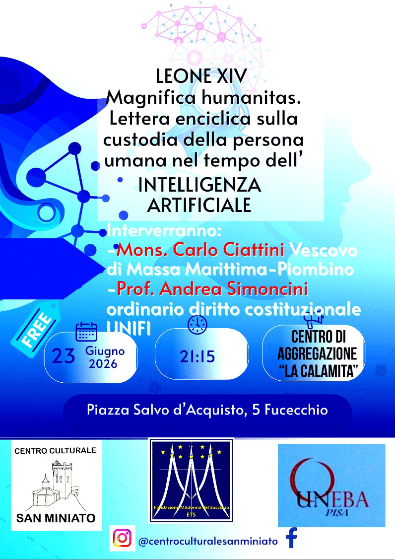Featured image for “Fucecchio (FI): Magnifica Humanitas. Lettera enciclica del Santo Padre Leone XIV”