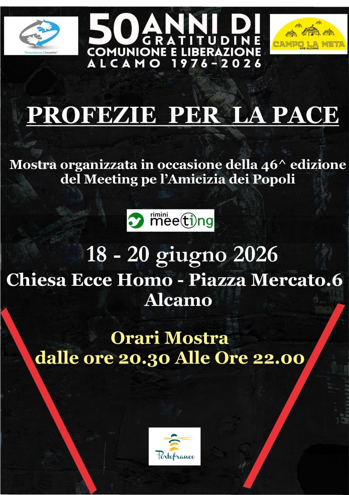 Featured image for “Alcamo (TP): Profezie per la pace. In occasione della 46°Edizione del Meeting di Rimini”