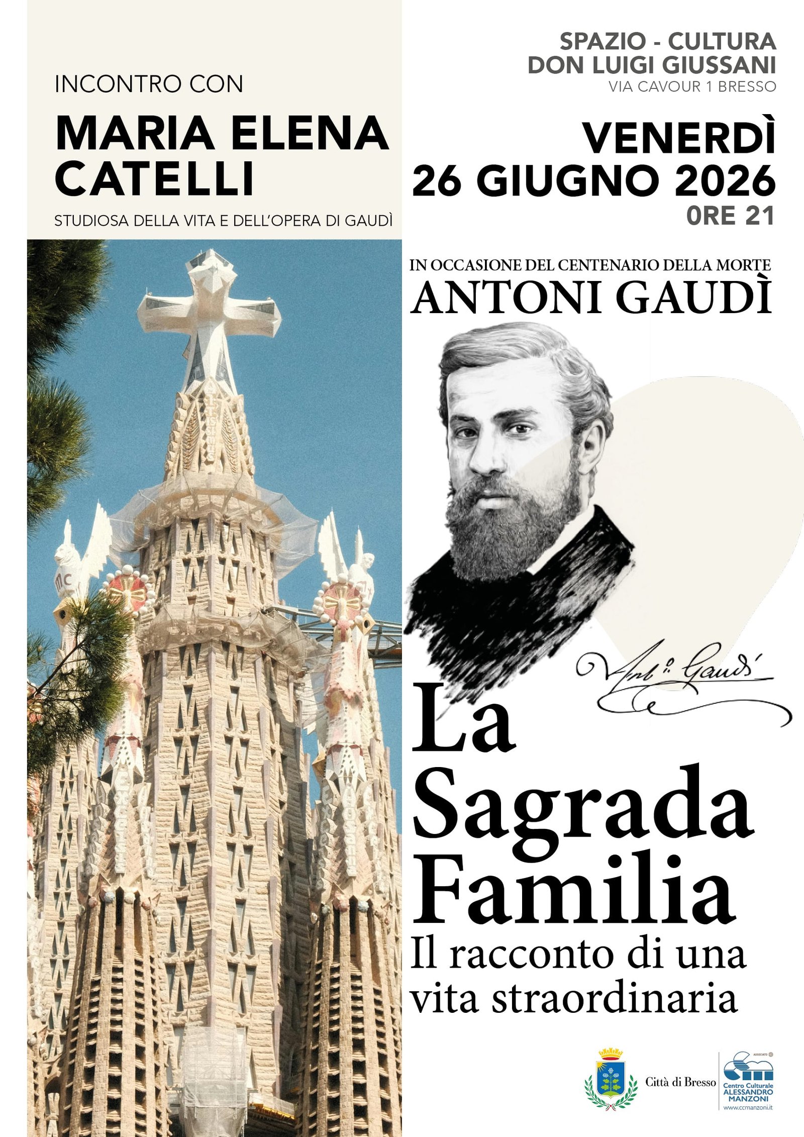 Featured image for “Bresso (MI): La Sagrada Familia. Il racconto di una vita straordinaria”