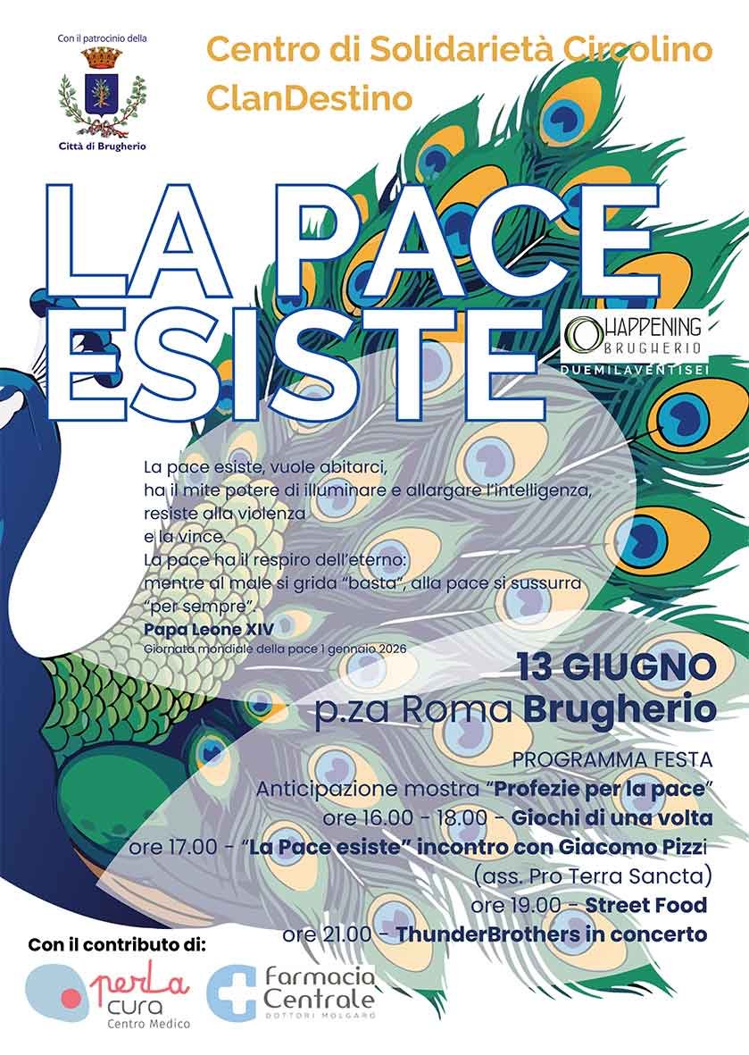 Featured image for “Brugherio (MB): La pace «vuole abitarci», «resiste alla violenza e la vince». Happening 2026”