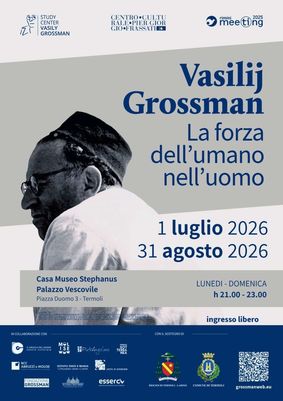 Featured image for “Termoli: Vasilij Grossman. La forza dell’umano nell’uomo. Mostra #Meeting25”