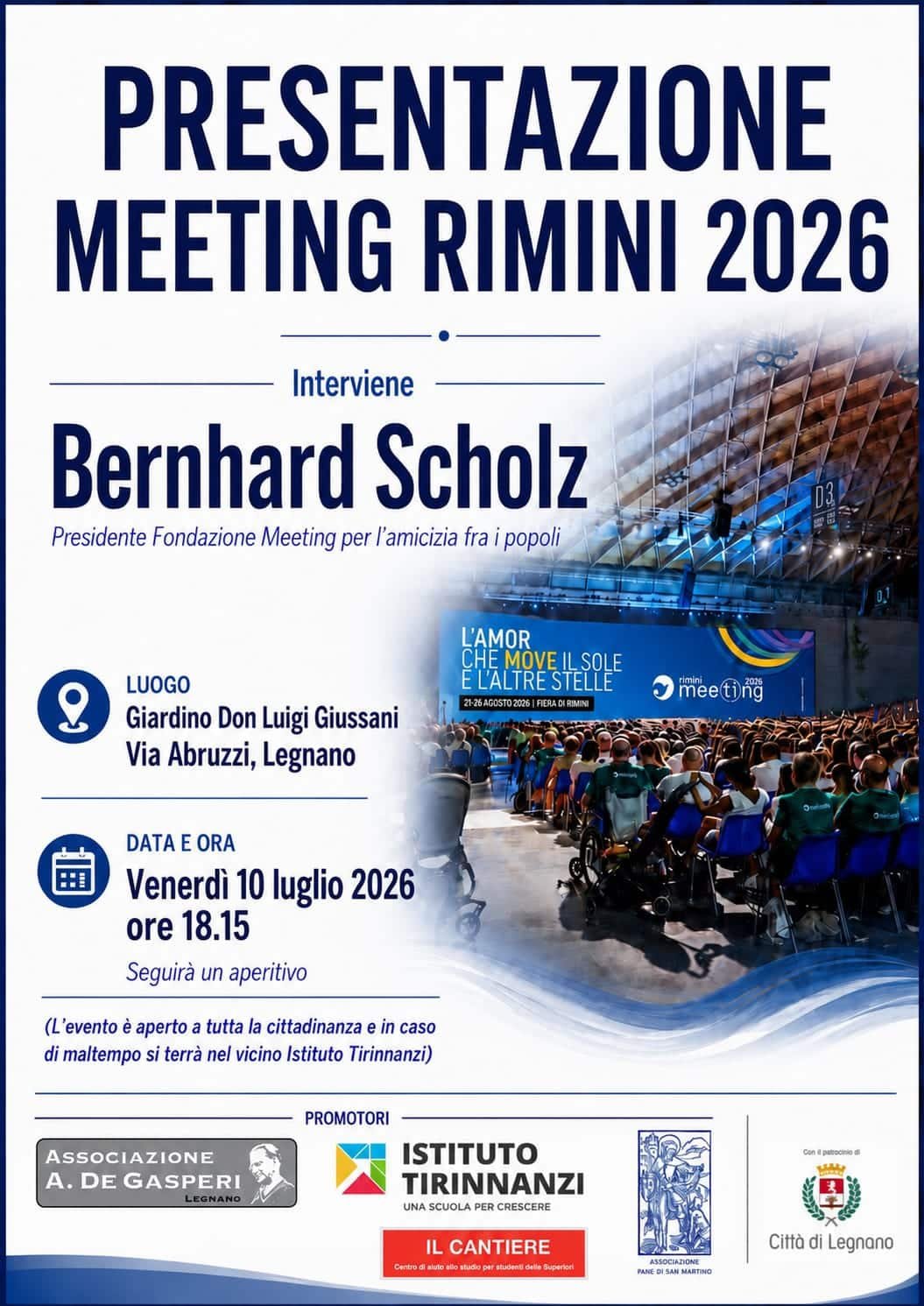 Featured image for “Legnano (MI): Presentazione del Meeting di Rimini 2026”