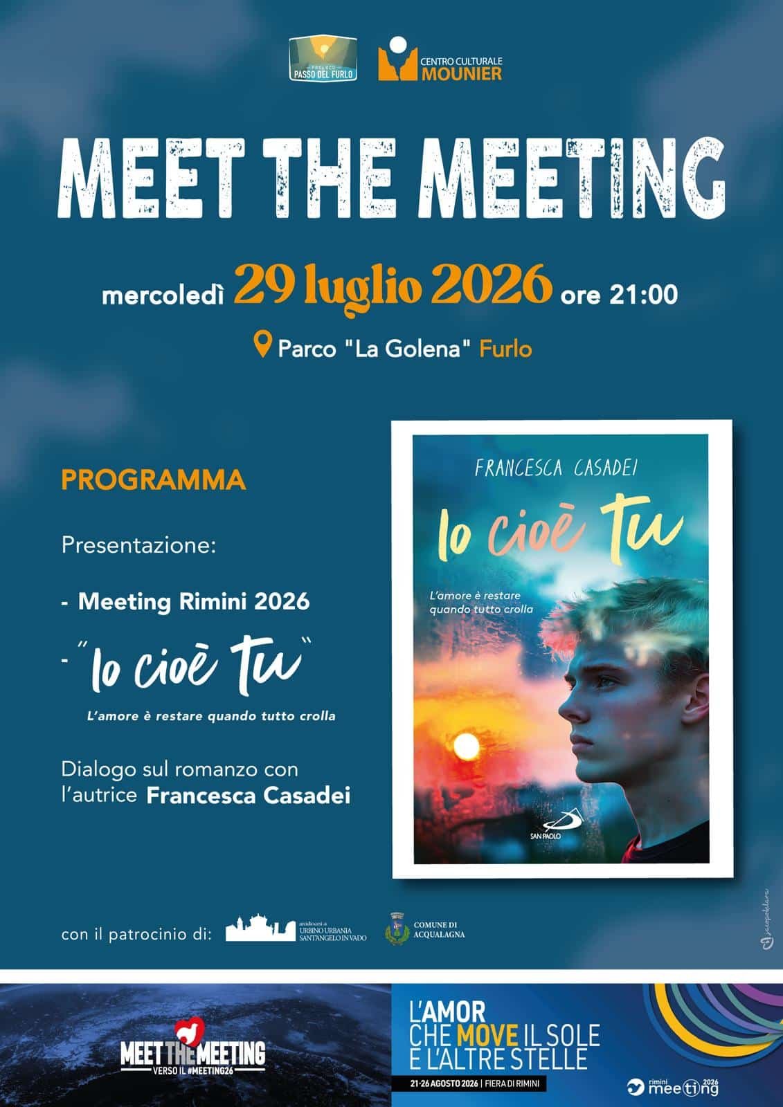 Featured image for “Acqualagna (PU): Meet the Meeting 2026. “Io cioè tu””
