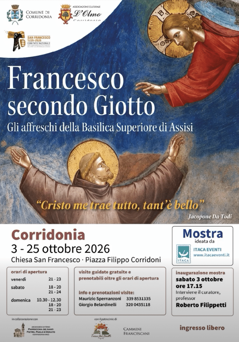 Featured image for “Corridonia: Francesco secondo Giotto. Gli affreschi della Basilica superiore di Assisi”