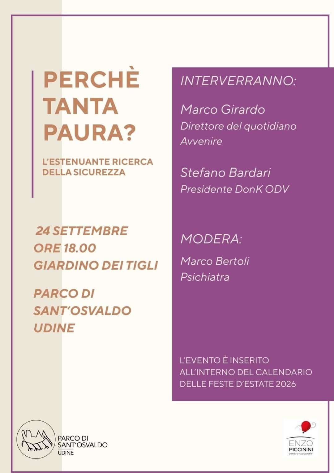 Featured image for “Udine: Perchè tanta paura? L’estenuante ricerca della sicurezza”