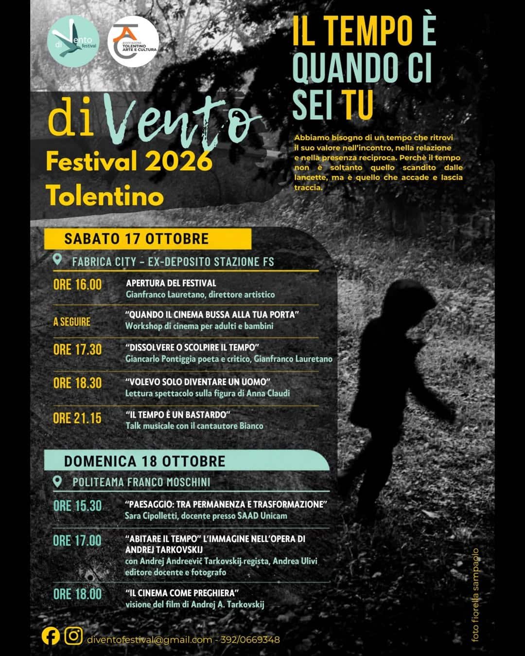 Featured image for “Tolentino (MC):  diVento Festival 2026. Il tempo è quando ci sei tu”