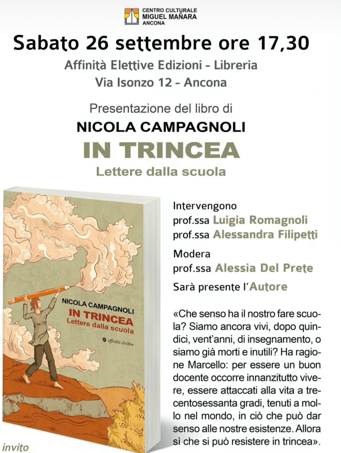 Featured image for “Ancona: In trincea. Lettere dalla scuola”
