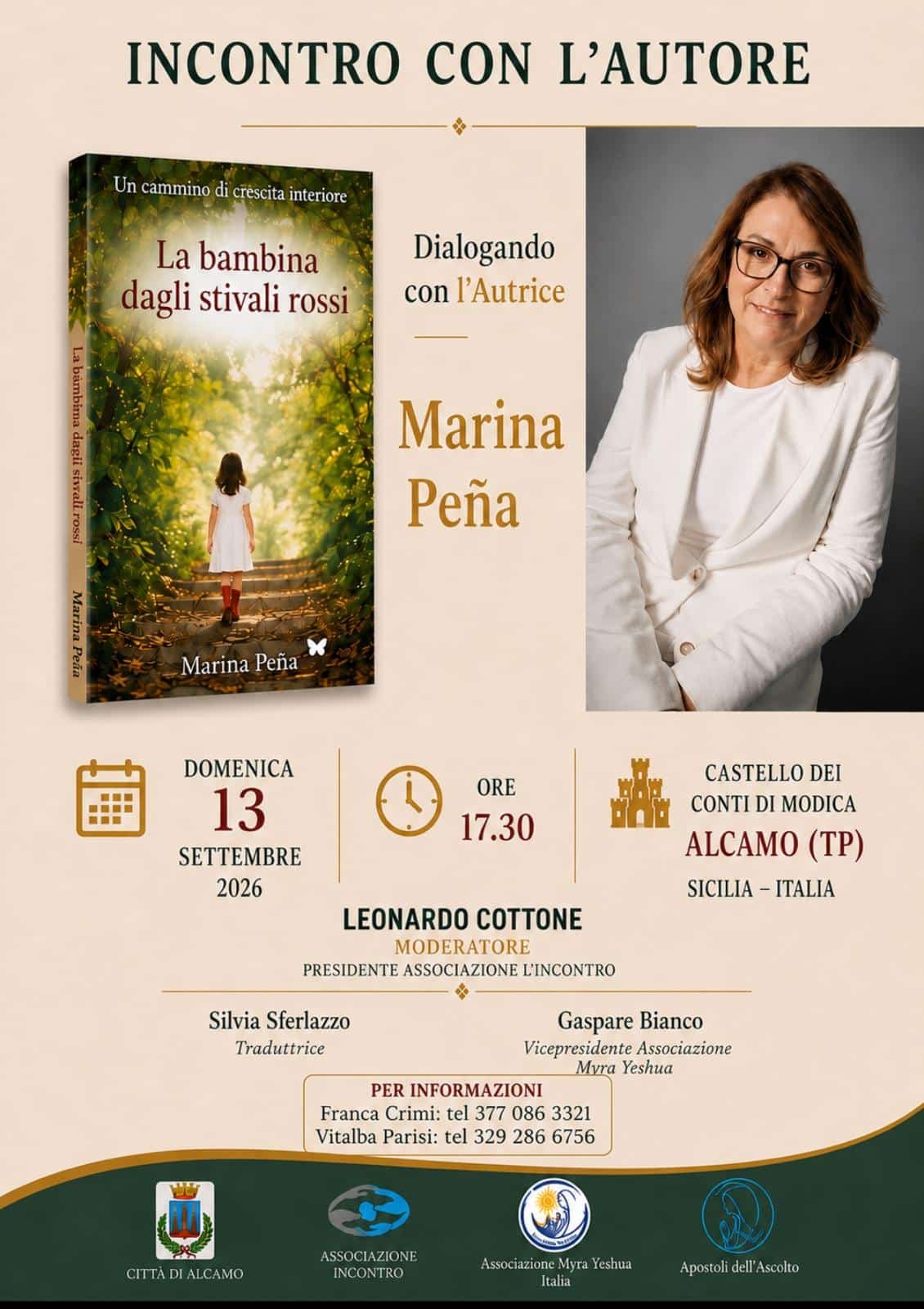 Featured image for “Alcamo (TP): La bambina dagli stivali rossi. Incontro con l’autore”