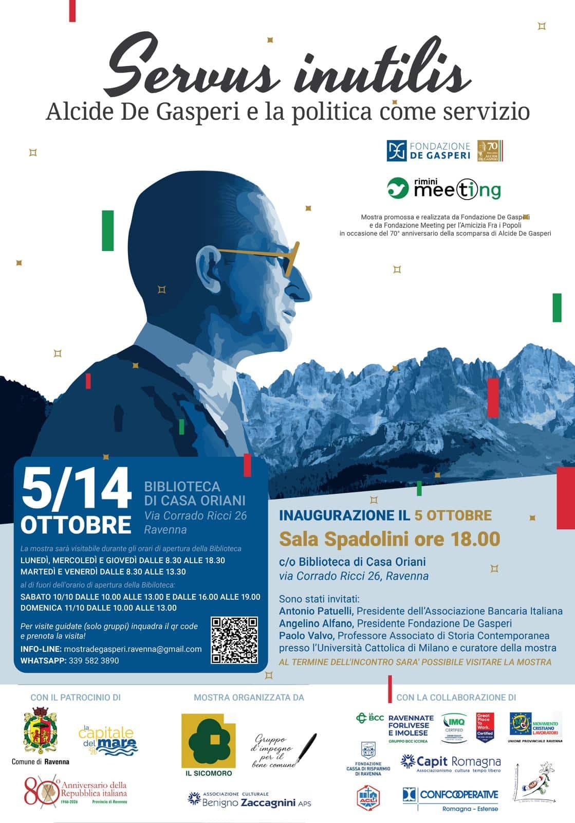 Featured image for “Ravenna: Servus inutilis. Alcide De Gasperi e la politica come servizio”