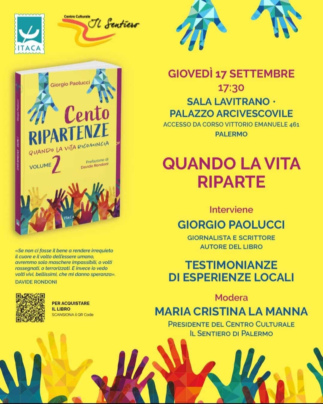 Featured image for “Palermo: Quando la vita riparte. Cento ripartenze Vol. 2”