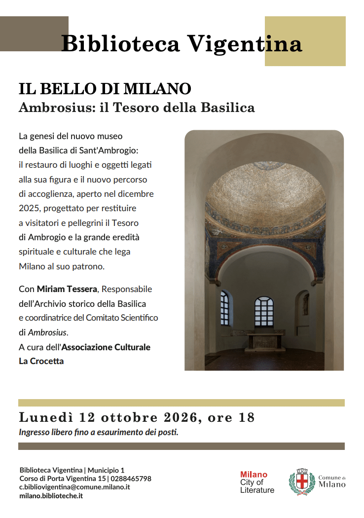 Featured image for “Milano: Il bello di Milano. Ambrosius, il tesoro della Basilica”