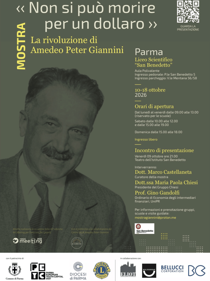 Featured image for “Parma: «Non si può morire per un dollaro». La rivoluzione di Amadeo Peter Giannini”