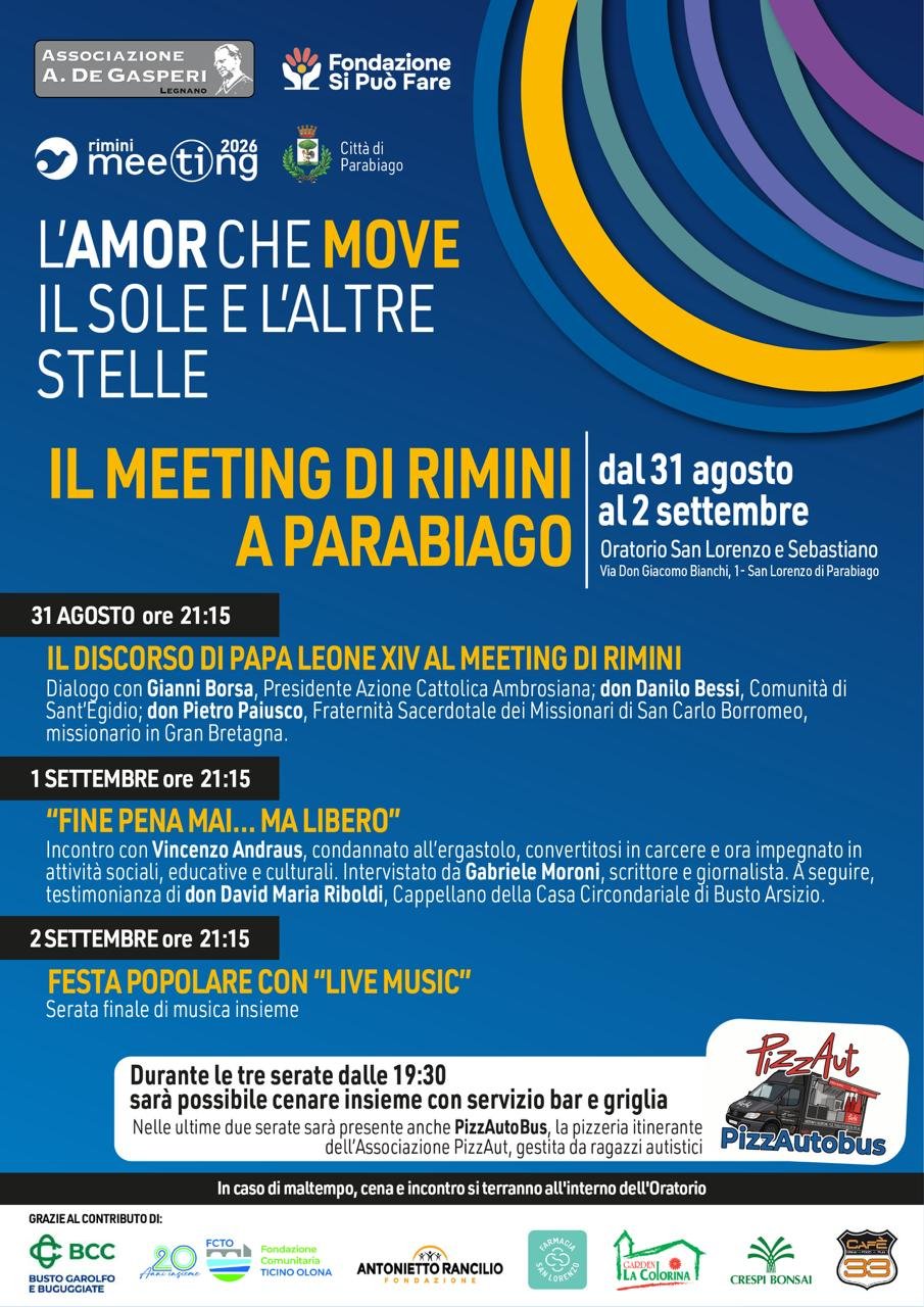 Featured image for “Parabiago (MI): “L’ Amor che move il sole e l’altre stelle””