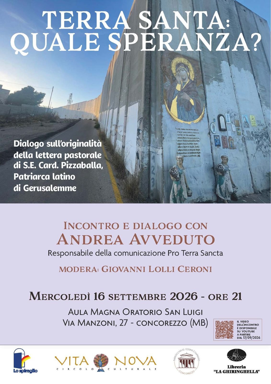 Featured image for “Concorezzo (MB): Terra Santa. Quale speranza?”