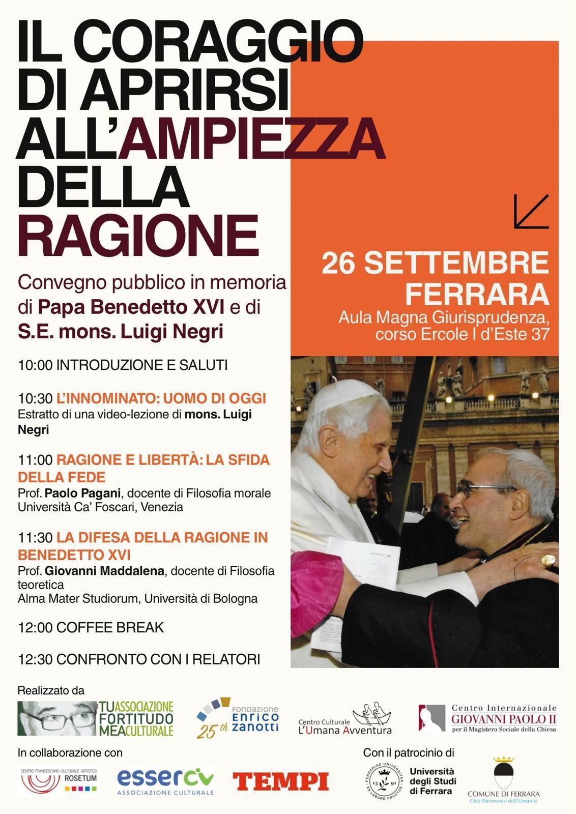 Featured image for “Ferrara: Il coraggio di aprirsi all’ampiezza della ragione”