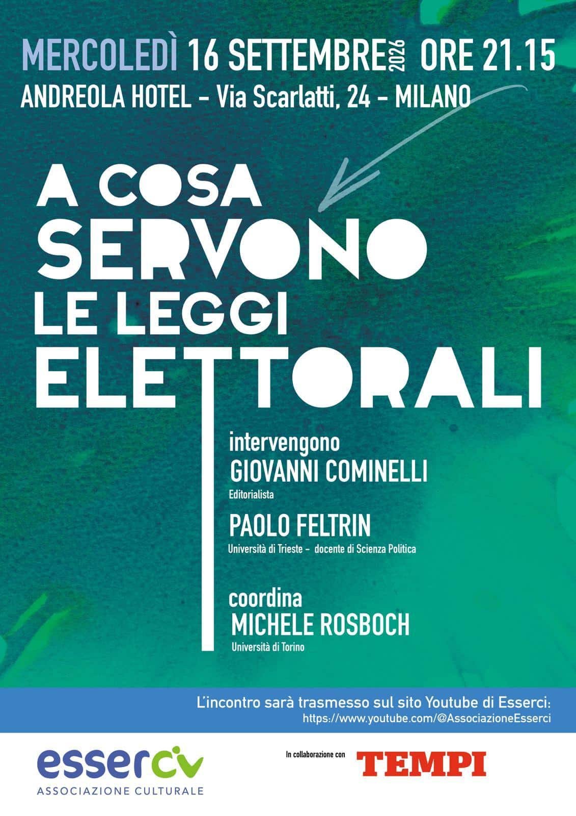 Featured image for “Milano: A cosa servono le leggi elettorali”