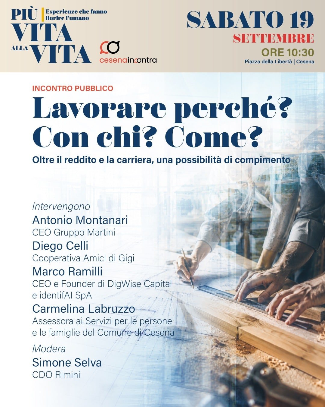 Featured image for “Cesena: Lavorare perchè? Con chi? Come?”