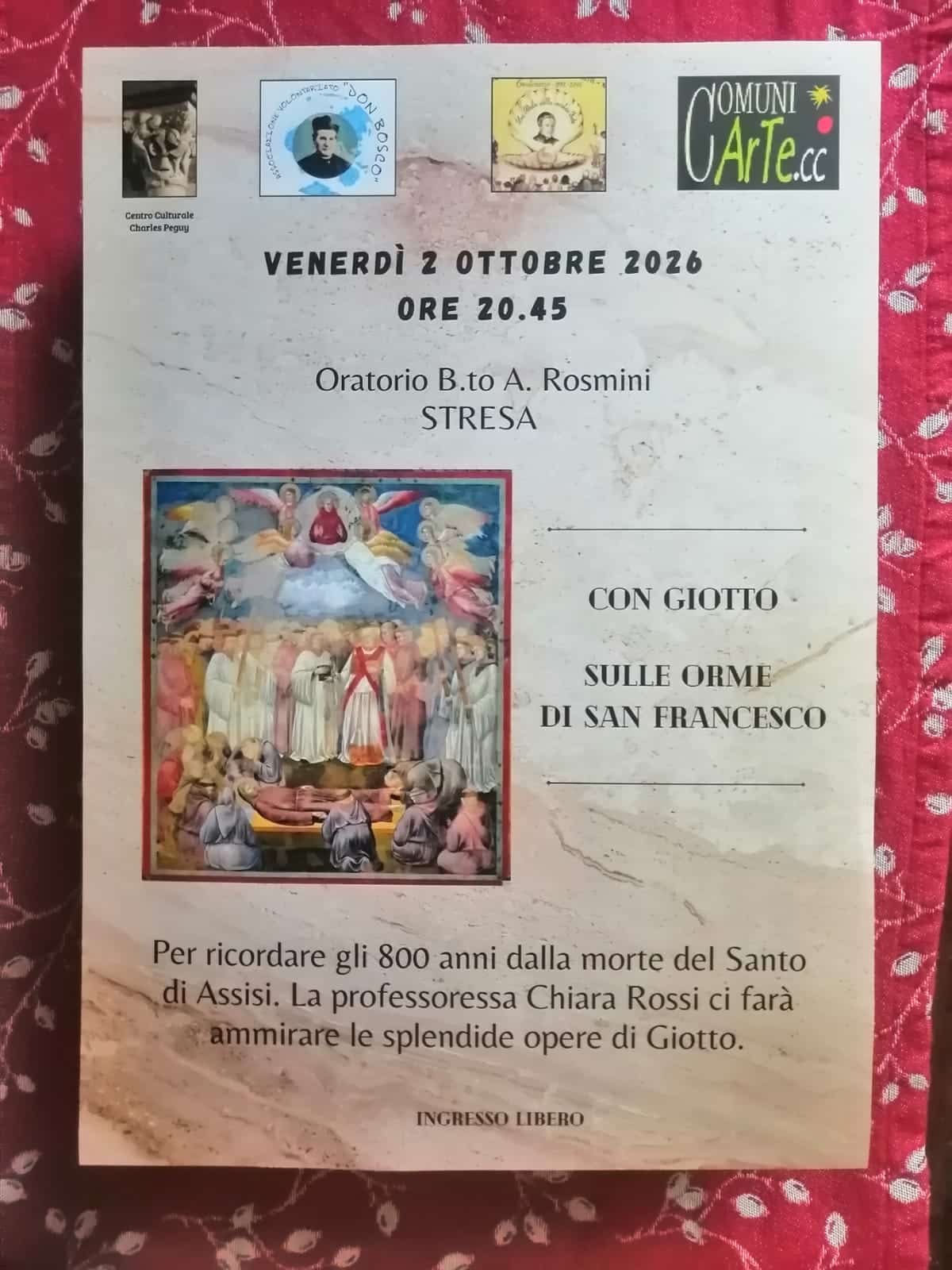 Featured image for “Stresa: Con Giotto sulle orme di San Francesco”