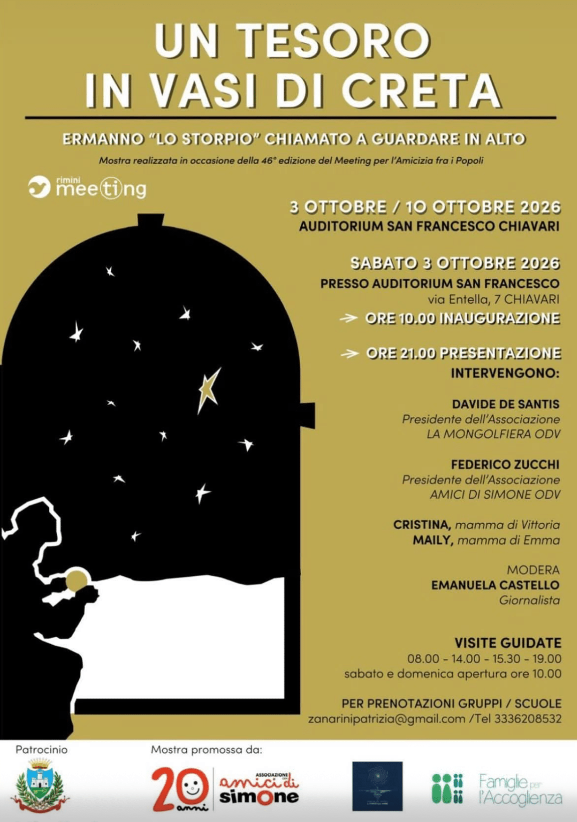 Featured image for “Chiavari: Un tesoro in vasi di carta. Ermanno “lo storpio”chiamato a guardare in alto”