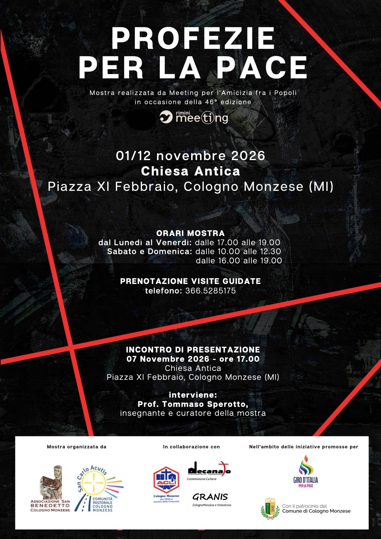 Featured image for “Cologno Monzese (MI): Profezie per la pace. Mostra #meeting25”