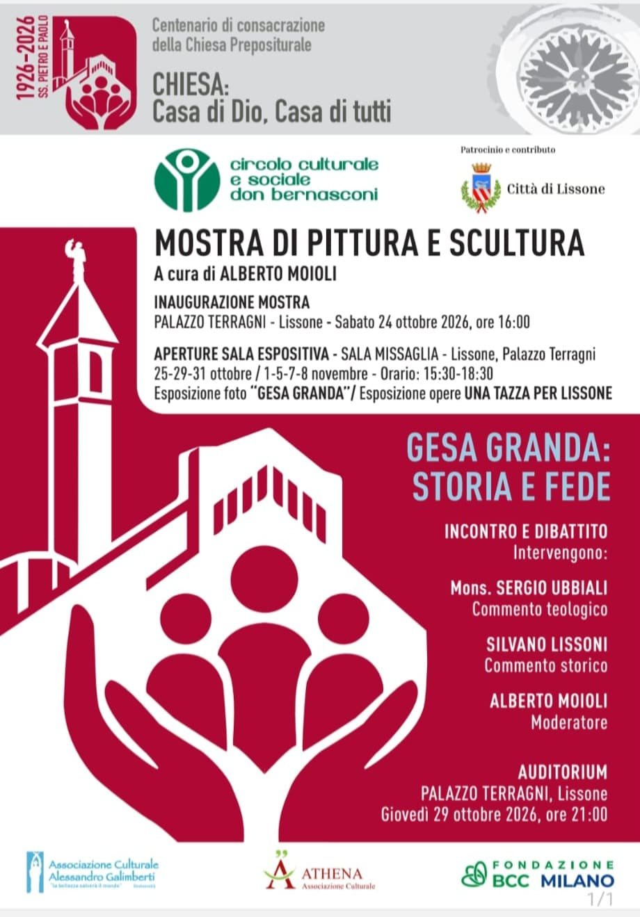 Featured image for “Lissone (MB):  Mostra di pittura e cultura coordinata da Alberto Moioli”